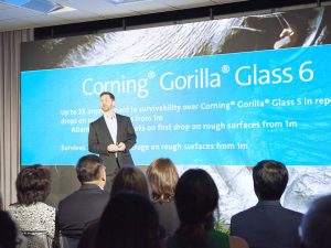 mobile phone improved Gorilla Glass